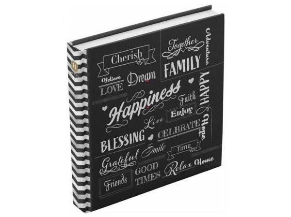 Henzo Black Wording 100/30x30cm fotóalbum